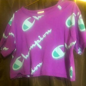 Purple Champion Crop-Top💜💅🏻